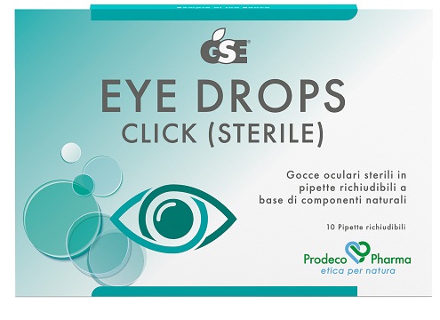 GSE EYE DROPS CLICK GOCCE OCULARI 10 PIPETTE 0,5 ML - Farmacia Del Monaco