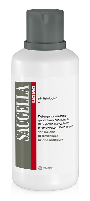 SAUGELLA UOMO PH FISIOLOGICO DETERGENTE MASCHILE 500 ML - Farmacia Del Monaco
