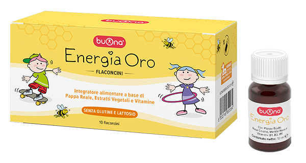BUONA ENERGIA ORO 10 FLACONCINI DA 10 ML - Farmacia Del Monaco