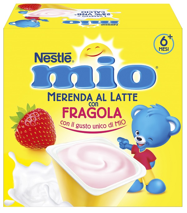MIO MERENDA FRAGOLA 4 X 100 G - Farmacia Del Monaco