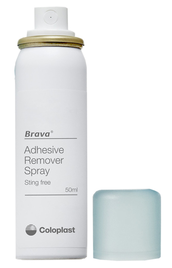 BRAVA SPRAY REMOVER PER DISTACCO DOLCE ADESIVI E DISPOSITIVI PER STOMIA 50 ML - Farmacia Del Monaco