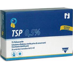 TSP 0,5% SOLUZIONE OFTALMICA UMETTANTE LUBRIFICANTE 30 FLACONCINI MONODOSE 0,5 ML - Farmacia Del Monaco