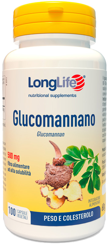 LONGLIFE GLUCOMANNANO 100 CAPSULE VEGETALI - Farmacia Del Monaco