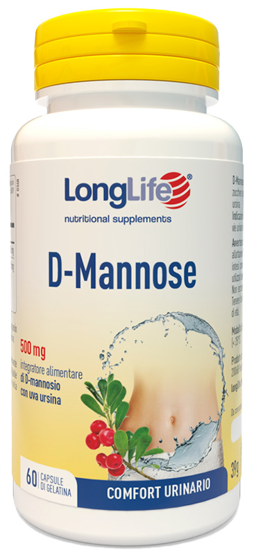 LONGLIFE D-MANNOSE 60 CAPSULE - Farmacia Del Monaco