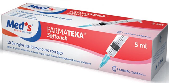 SIRINGA MEDS 5 ML 14 GAUGE 10 PEZZI - Farmacia Del Monaco