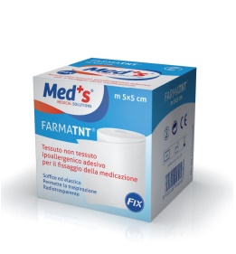 CEROTTO MEDS FARMATESSUTO NON TESSUTO TESSUTO NON TESSUTO FIX IPOALLERGENICO ADESIVO 250X5 CM - Farmacia Del Monaco