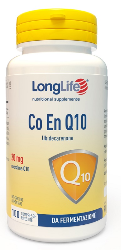 LONGLIFE CO EN Q10 20MG 100 COMPRESSE RIVESTITE - Farmacia Del Monaco