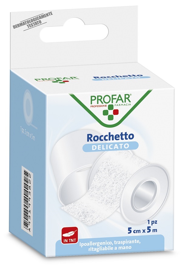CEROTTO ROCCHETTO TESSUTO NON TESSUTO DELICATO CM 5X5 M PROFAR - Farmacia Del Monaco