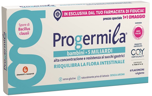 PROGERMILA BAMBINI 5 MILIARDI 6 FLACONCINI 10 ML - Farmacia Del Monaco