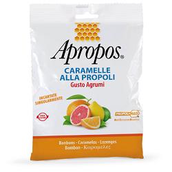 APROPOS CARAMELLE ALLA PROPOLI GUSTO AGRUMI 50 G - Farmacia Del Monaco