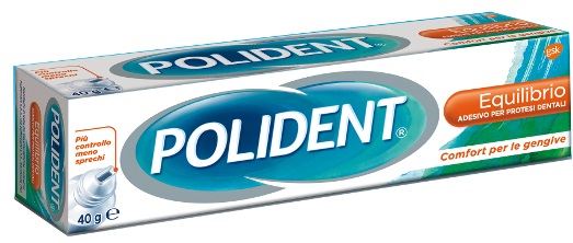 POLIDENT EQUILIBRIO ADESIVO PER PROTESI DENTARIA 40 G - Farmacia Del Monaco