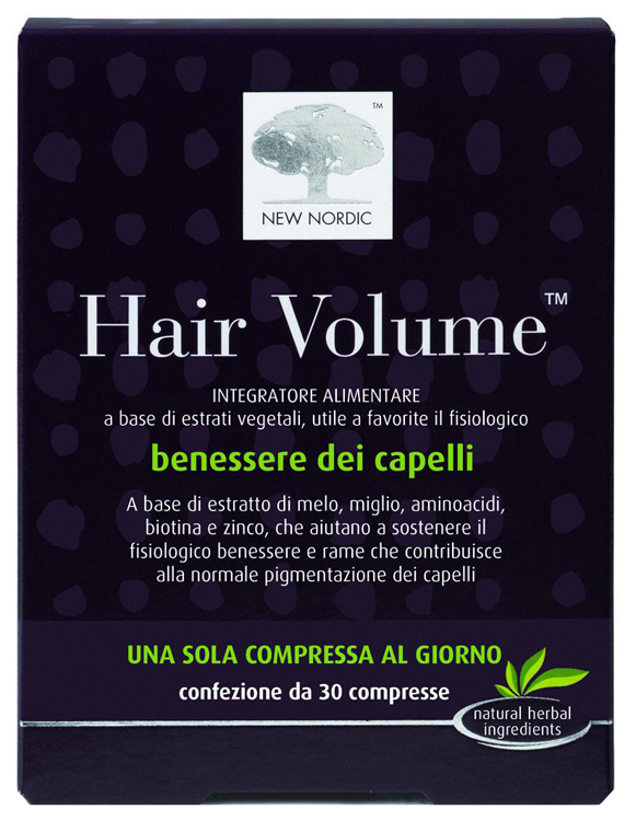 HAIR VOLUME INTEGRATORE ALIMENTARE BLISTER 30 COMPRESSE - Farmacia Del Monaco