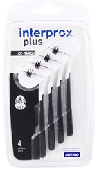 INTERPROX PLUS XX MAXI NERO 4 PEZZI - Farmacia Del Monaco