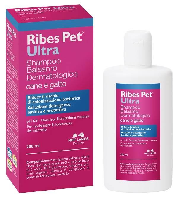 RIBES PET ULTRA SHAMPOO DERMATOLOGICO FLACONE 200 ML - Farmacia Del Monaco