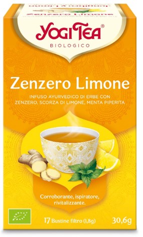 YOGI TEA ZENZERO LIMONE 31 G - Farmacia Del Monaco