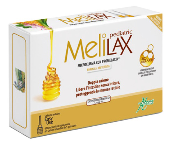 MELILAX PEDIATRIC MICROCLISMI 6 PEZZI 5 G - Farmacia Del Monaco