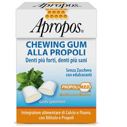 APROPOS CHEWINGUM PROPOLI 25 G - Farmacia Del Monaco