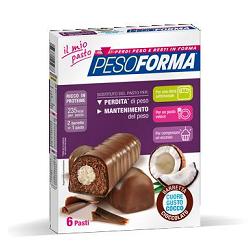 PESOFORMA BARRETTA CUORE COCCO 6 PASTI 12 X 31 G - Farmacia Del Monaco