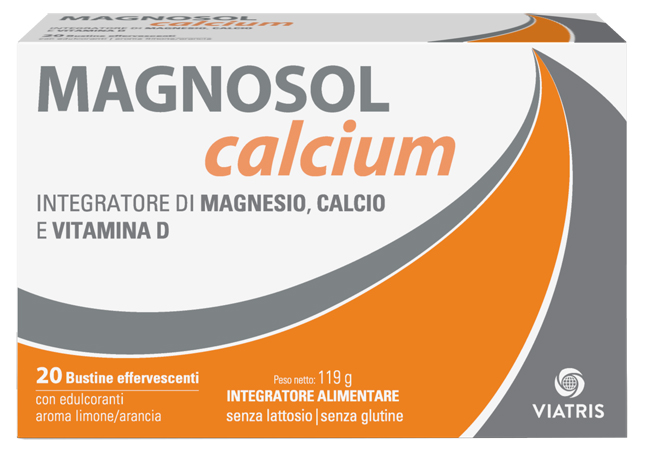 MAGNOSOL CALCIUM POLVERE EFFERVESCENTE 20 BUSTINE - Farmacia Del Monaco