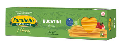 FARABELLA BUCATINI PASTA SENZA GLUTINE 250 G - Farmacia Del Monaco