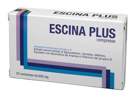 ESCINA PLUS 20 COMPRESSE - Farmacia Del Monaco