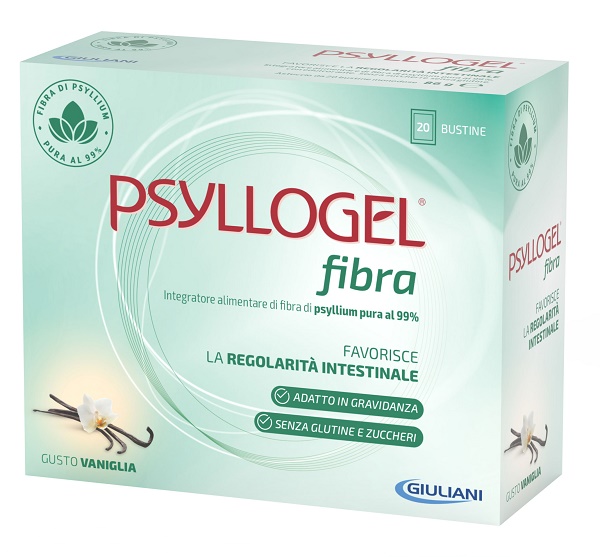 PSYLLOGEL FIBRA VANIGLIA 20 BUSTINE - Farmacia Del Monaco