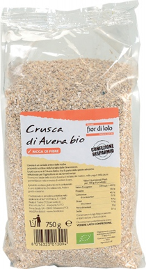 CRUSCA DI AVENA BIO 750 G - Farmacia Del Monaco