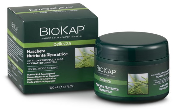 BIOKAP BELLEZZA MASCHERA NUTRIENTE/RIPARATRICE 200 ML BIOSLINE - Farmacia Del Monaco