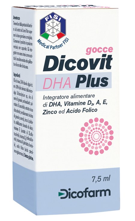 DICOVIT DHA PLUS 7,5 ML - Farmacia Del Monaco