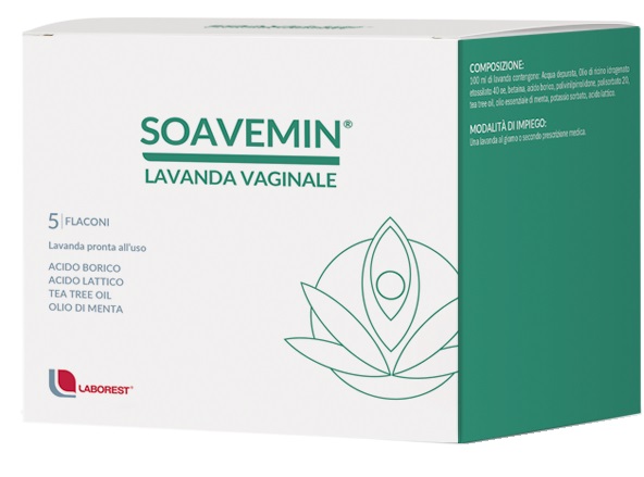 SOAVEMIN LAVANDA VAGINALE 5 FLACONI 100 ML - Farmacia Del Monaco