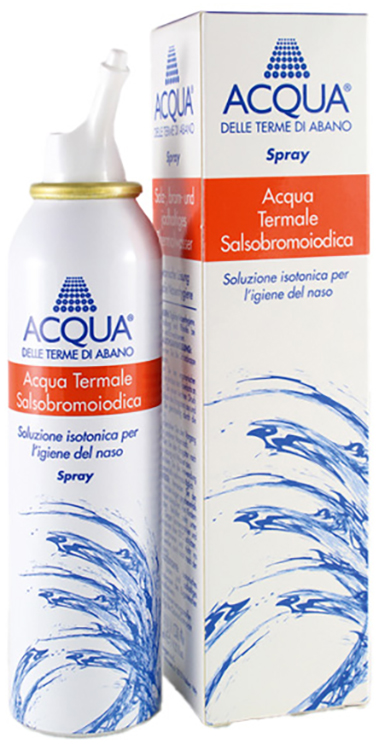 ACQUA DELLE TERME DI ABANO ISOTONICA SPRAY IRRIGAZIONE NASALE 125 ML - Farmacia Del Monaco