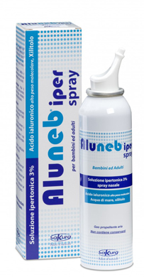 ALUNEB SOLUZIONE IPERTONICA 3% SPRAY NASALE 125 ML - Farmacia Del Monaco