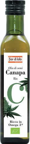 FIOR DI LOTO OLIO DI SEMI DI CANAPA BIO 250 ML - Farmacia Del Monaco