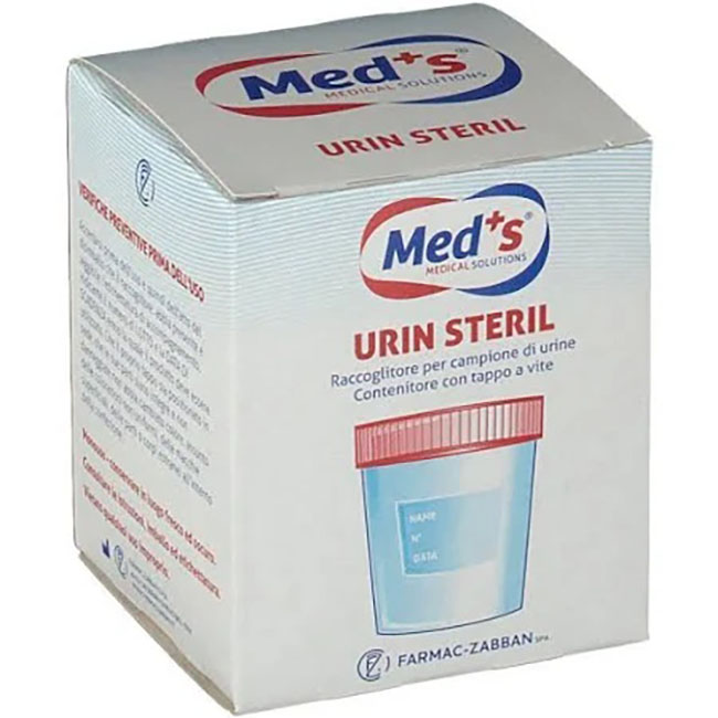 CONTENITORE MEDS URINA STERILE SOTTOVUOTO 120 ML - Farmacia Del Monaco
