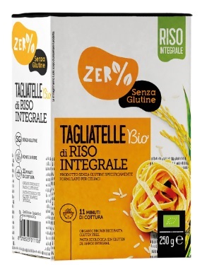 ZERO% GLUTINE TAGLIATELLE A NIDO DI RISO INTEGRALE SENZA GLUTINE BIO 250 G - Farmacia Del Monaco