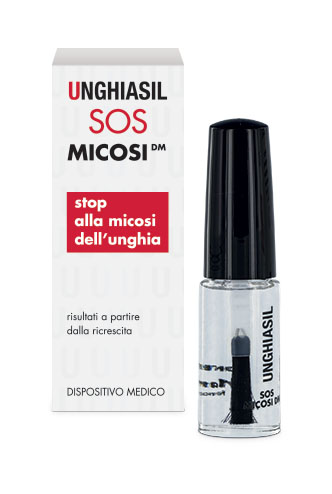 ANTIMICOTICO UNGHIASIL SOS MICOSI IN FLACONE DI VETRO 5 ML CON PENNELLO APPLICATORE + ASTUCCIO - Farmacia Del Monaco