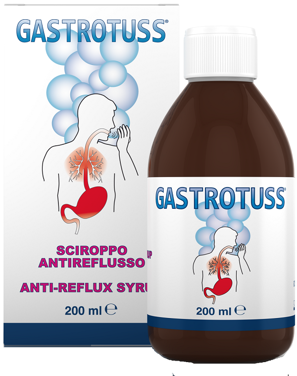 SCIROPPO ANTIREFLUSSO GASTROTUSS 200 ML - Farmacia Del Monaco
