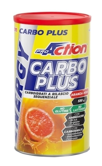 PROACTION CARBO PLUS ALL'ARANCIA ROSSA 530 G - Farmacia Del Monaco