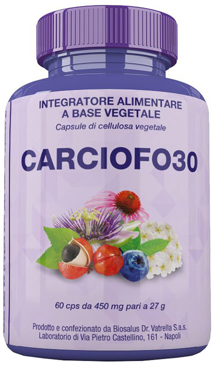 CARCIOFO30 60 CAPSULE 27 GRAMMI - Farmacia Del Monaco