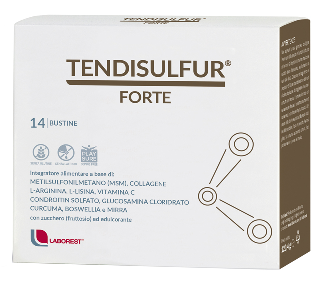 TENDISULFUR FORTE 14 BUSTE 119 G - Farmacia Del Monaco