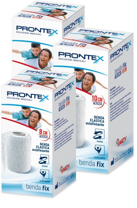 BENDA ELASTICA PRONTEX FIX AUTOFISSANTE 12 CM DI ALTEZZA PER4 METRI IN ESTENSIONE 1 PEZZO - Farmacia Del Monaco