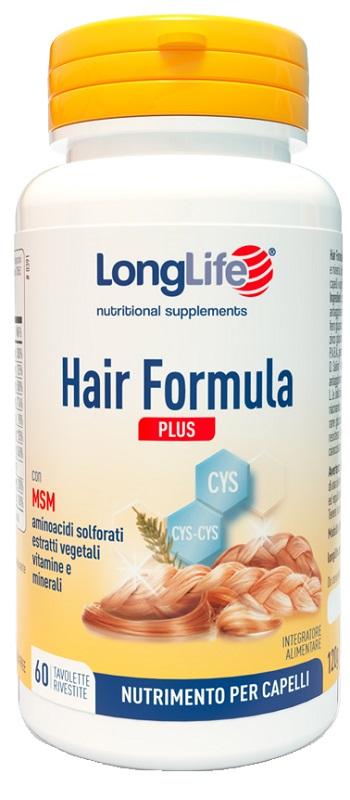 LONGLIFE HAIR FORMULA PLUS 60 TAVOLETTE - Farmacia Del Monaco