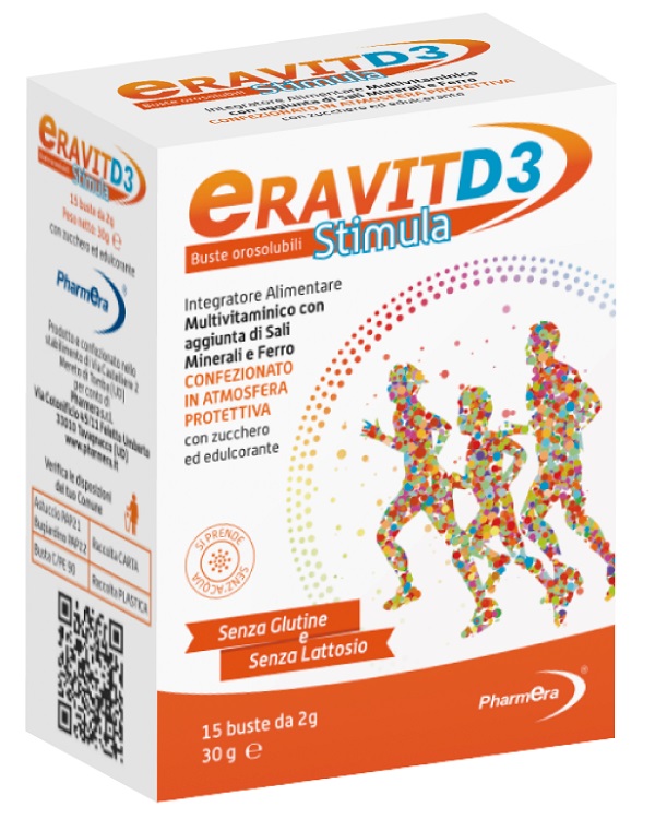 ERAVIT D3 STIMULA 15 BUSTINE STICK PACK 2 G - Farmacia Del Monaco