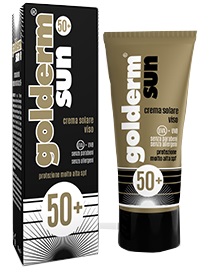 GOLDERM SUN SPF 50+ CREMA VISO 50 ML - Farmacia Del Monaco