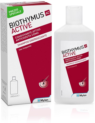 BIOTHYMUS AC ACTIVE SHAMPOO ENERGIZZANTE UOMO 200 ML PREZZO SPECIALE - Farmacia Del Monaco