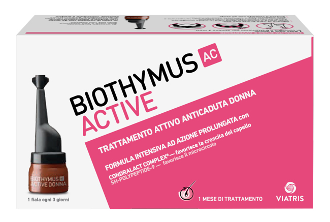 BIOTHYMUS AC ACTIVE TRATTAMENTO ATTIVO ANTICADUTA DONNA 10 FIALE - Farmacia Del Monaco