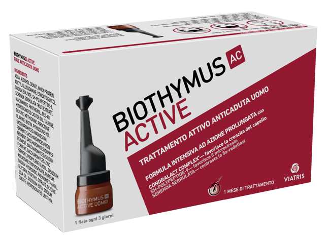 BIOTHYMUS AC ACTIVE TRATTAMENTO ATTIVO ANTICADUTA UOMO 10 FIALE 3,5 ML - Farmacia Del Monaco