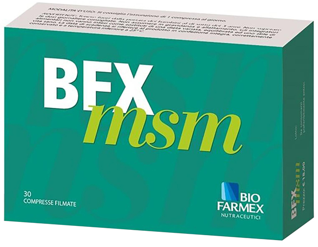 BFX MSM 30 COMPRESSE - Farmacia Del Monaco