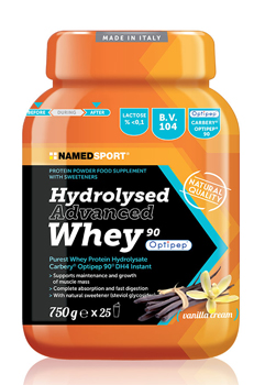 HYDROLYSED ADVANCED WHEY VANILLA CREAM BARATTOLO POLVERE ORALE 750 G - Farmacia Del Monaco