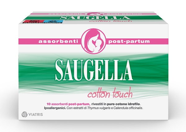 SAUGELLA COTTON TOUCH ASSORBENTI POSTPARTUM 10 PEZZI - Farmacia Del Monaco